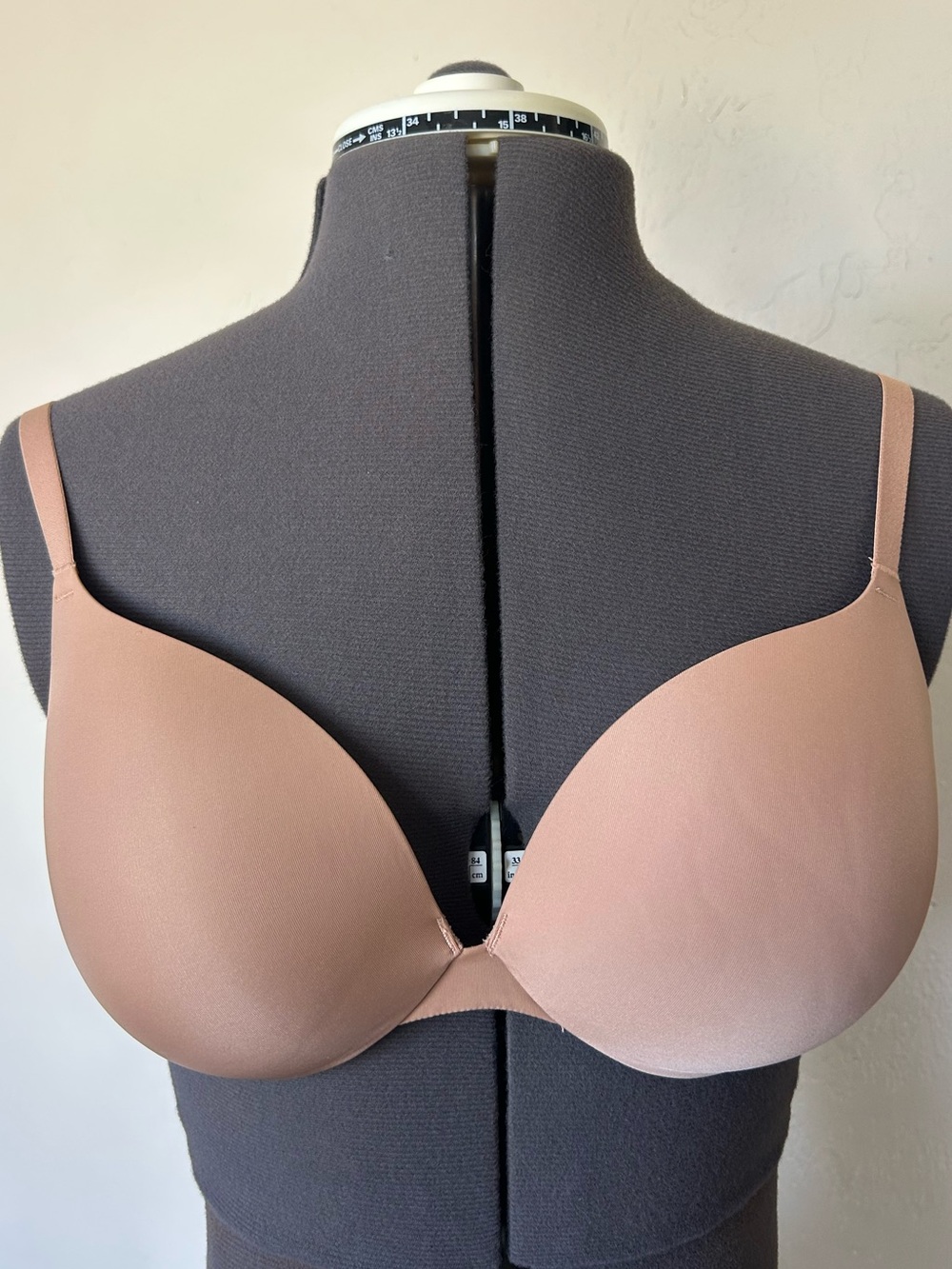 INLYRIC Push Up Padded Underwired Bra Beige Solid 32D MPN IB050 (1977)